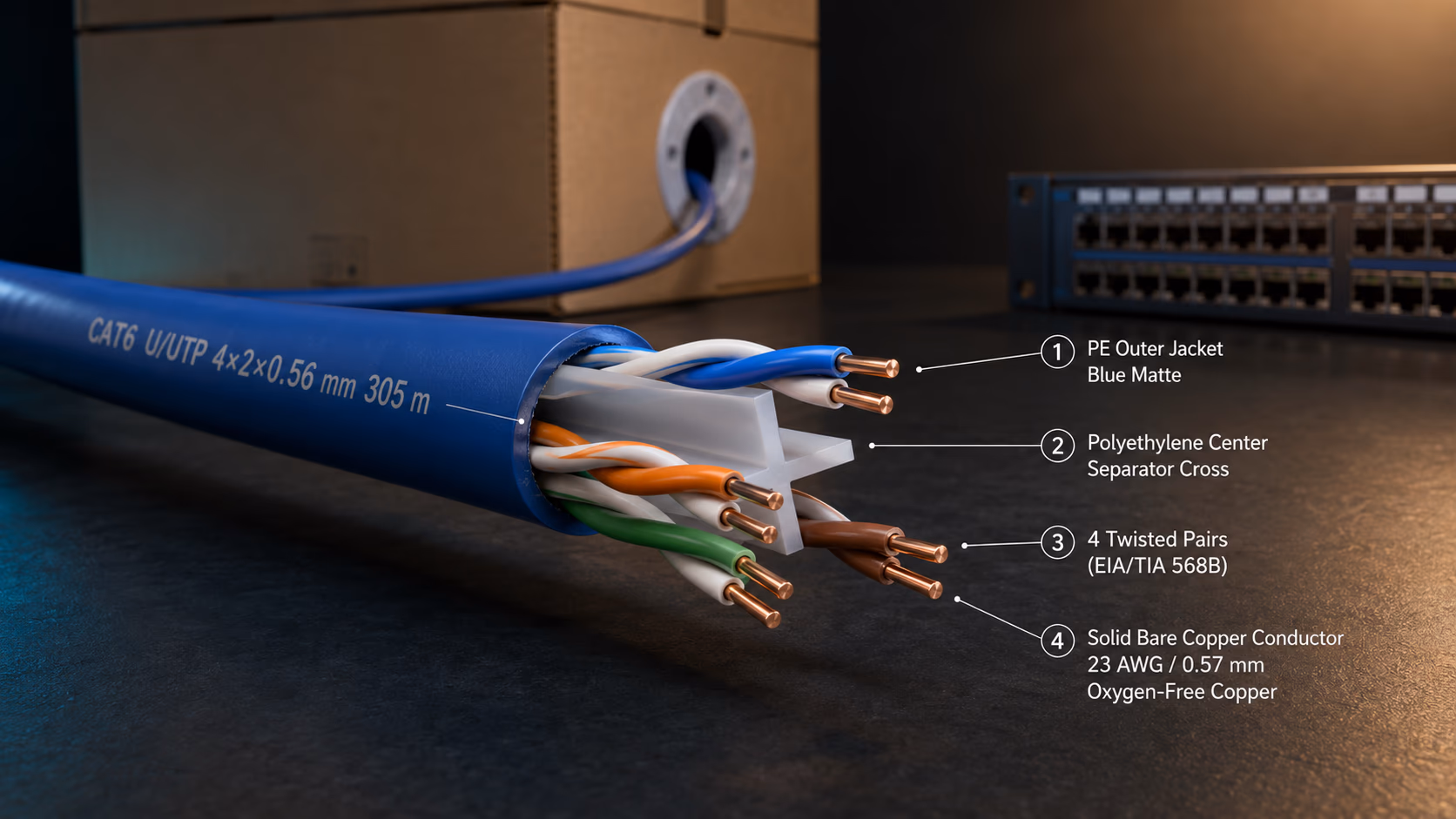 Cat5e / Cat6 LAN cable engineering reference